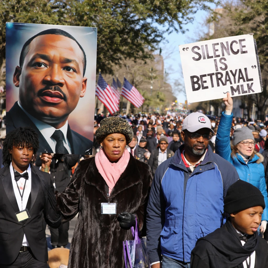 Martin Luther King Jr. Day Observances Reflect Political Divides Across U.S.