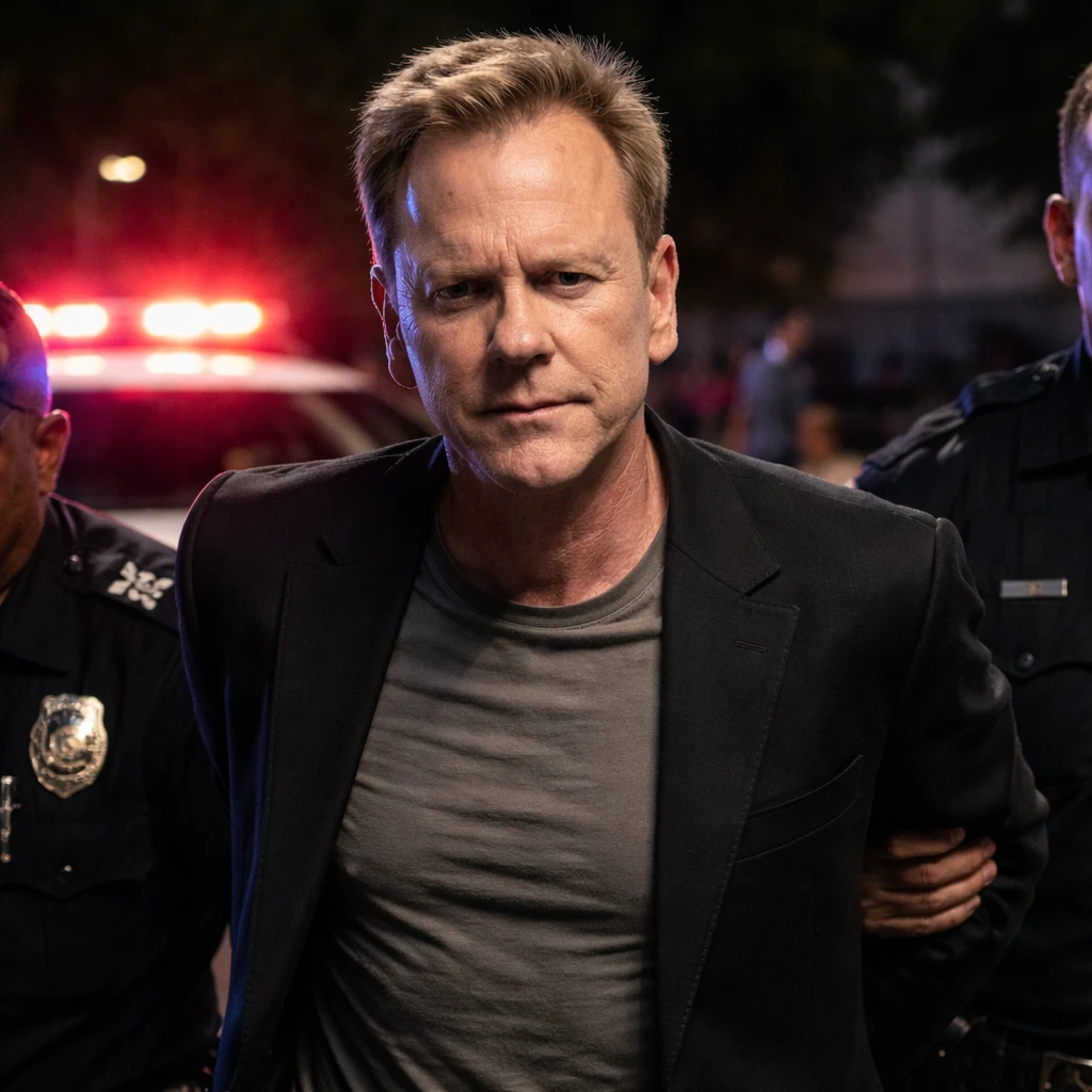 Kiefer Sutherland Detained Following Incident with Ride-Hail Driver in Los Angeles