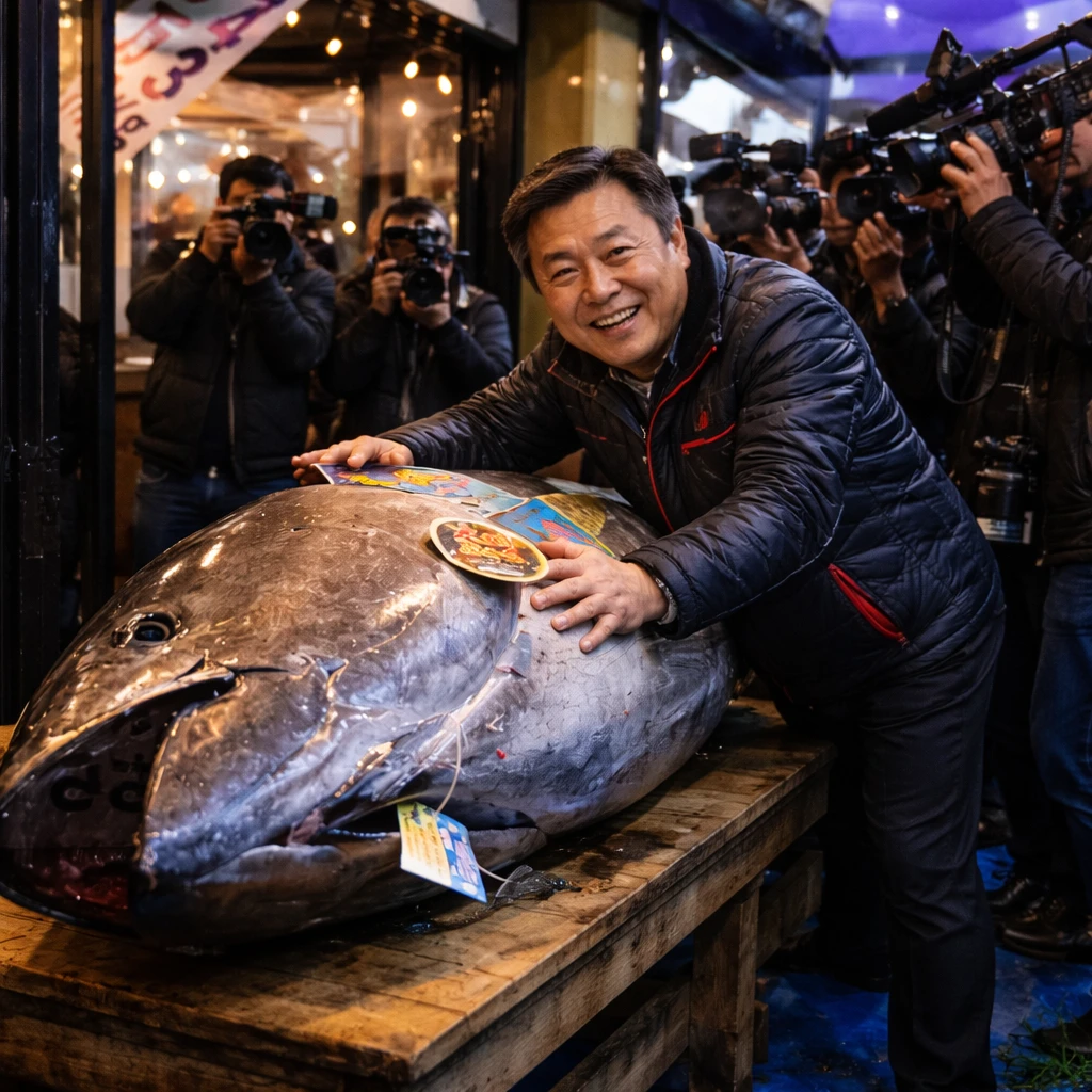 Record-Breaking Bluefin Tuna Fetches $3.2 Million at Tokyo’s New Year Auction