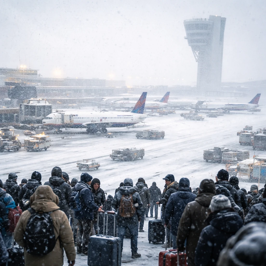 Severe Winter Storm Triggers Massive Flight Disruptions Across the United States