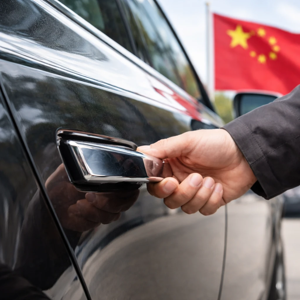 China to Prohibit Electrically Retractable Car Door Handles Starting 2027
