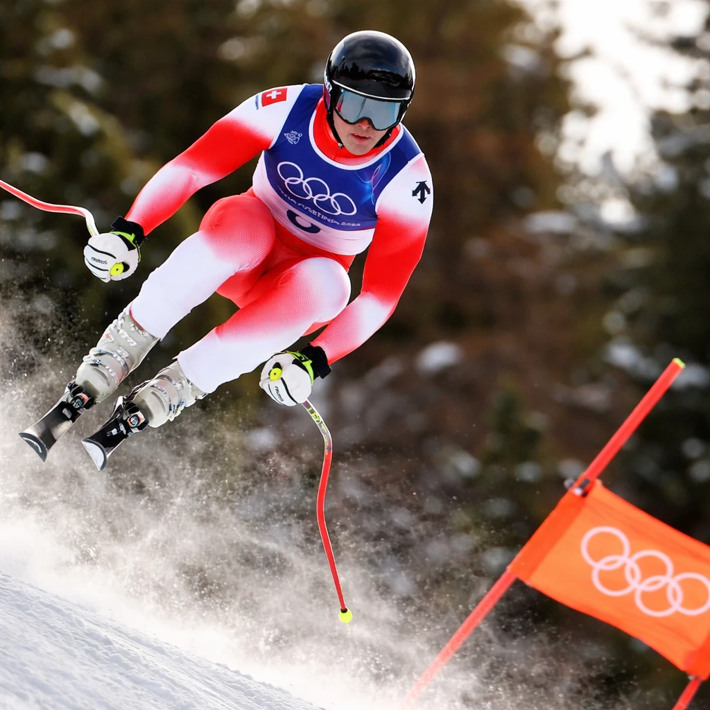 Franjo von Allmen Claims First Olympic Gold in Men's Downhill at Milan Cortina Games