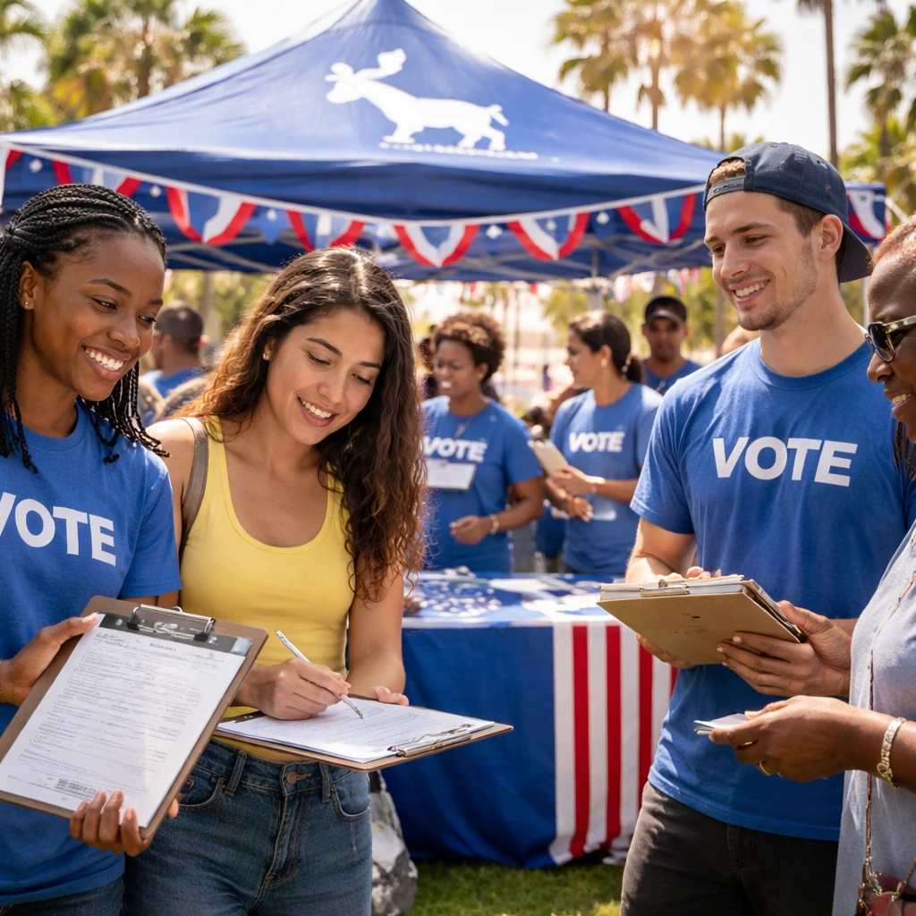 Democratic National Committee Launches Major Voter Registration Drive Ahead of Midterms