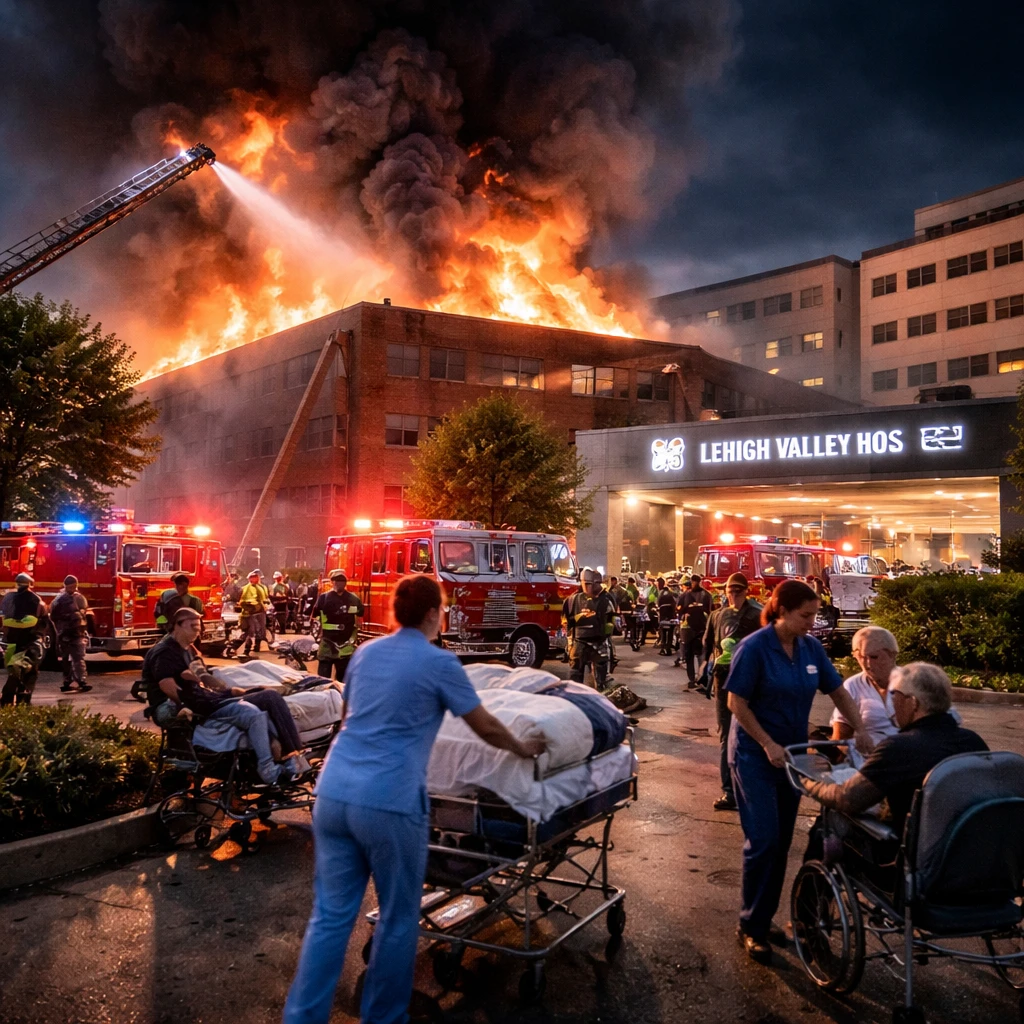 Fire Incident Forces Evacuation at Pennsylvania Medical Facility
