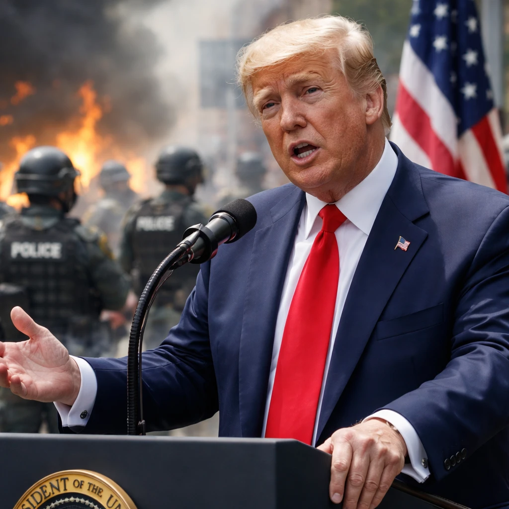 Trump Directs Limited Federal Intervention in Protests Within Democratic Cities