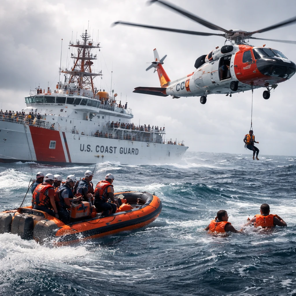 US Coast Guard Continues Search for Survivors After Military Strikes on Maritime Drug Trafficking Vessels