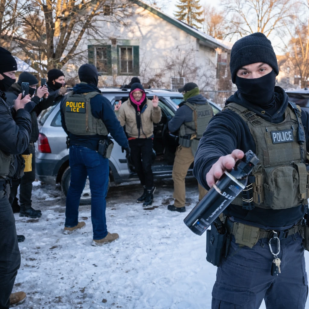 Federal Agents Detain Minneapolis Activists Following Immigration Enforcement Operations