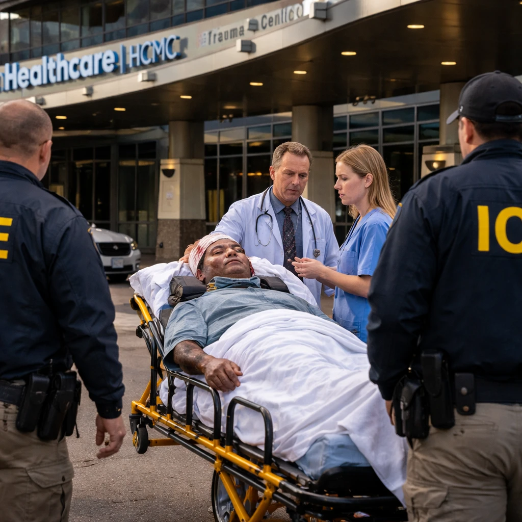 Injured Immigrant's Hospitalization Highlights Tensions Between ICE and Medical Staff in Minneapolis