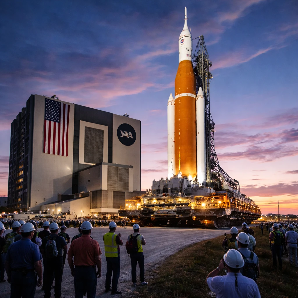 NASA's Space Launch System Poised for Upcoming Manned Lunar Cycle