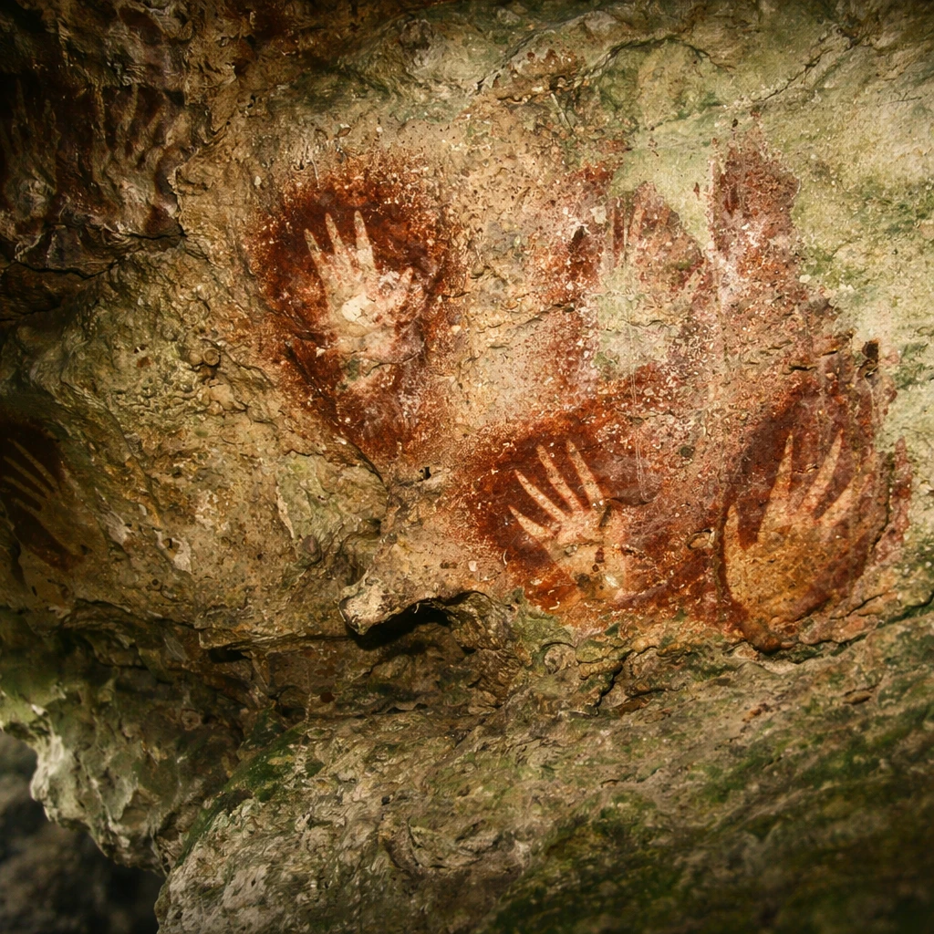 Ancient Hand Stencils in Indonesian Cave Suggest Earliest Known Cave Art