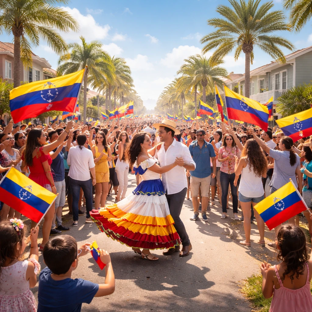 Venezuelan Community in Florida Responds Vividly to Maduro’s Detainment by U.S. Forces