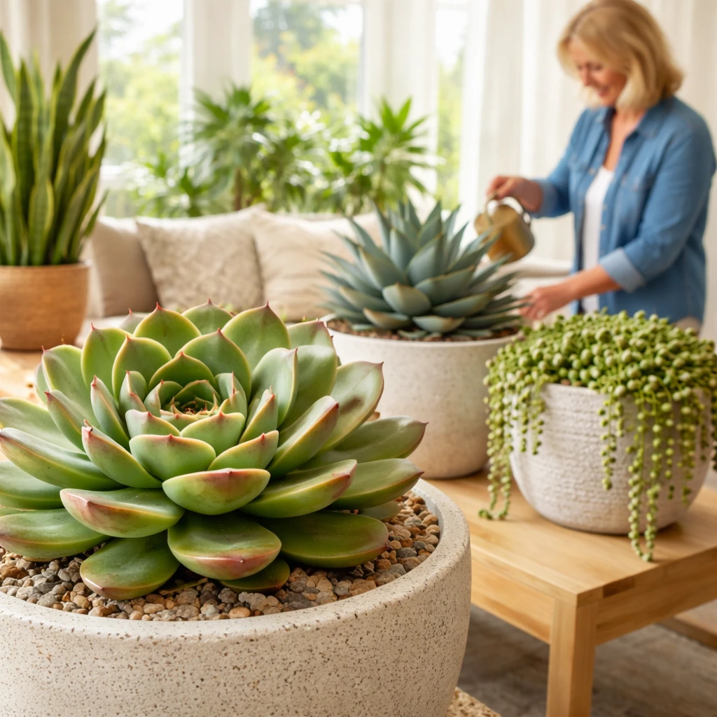 Elevate Indoor Décor with Eye-Catching Large Succulent Plants