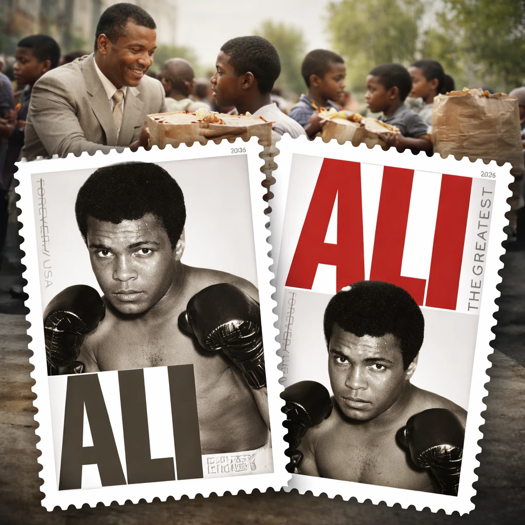 U.S. Postal Service Honors Muhammad Ali with Commemorative Forever Stamp