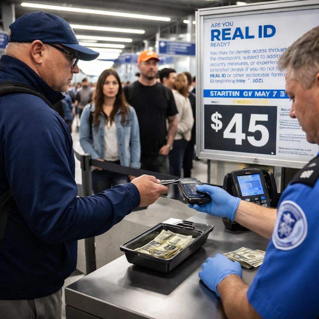 New TSA Fee Introduced for Air Travelers Without REAL ID Starting Sunday