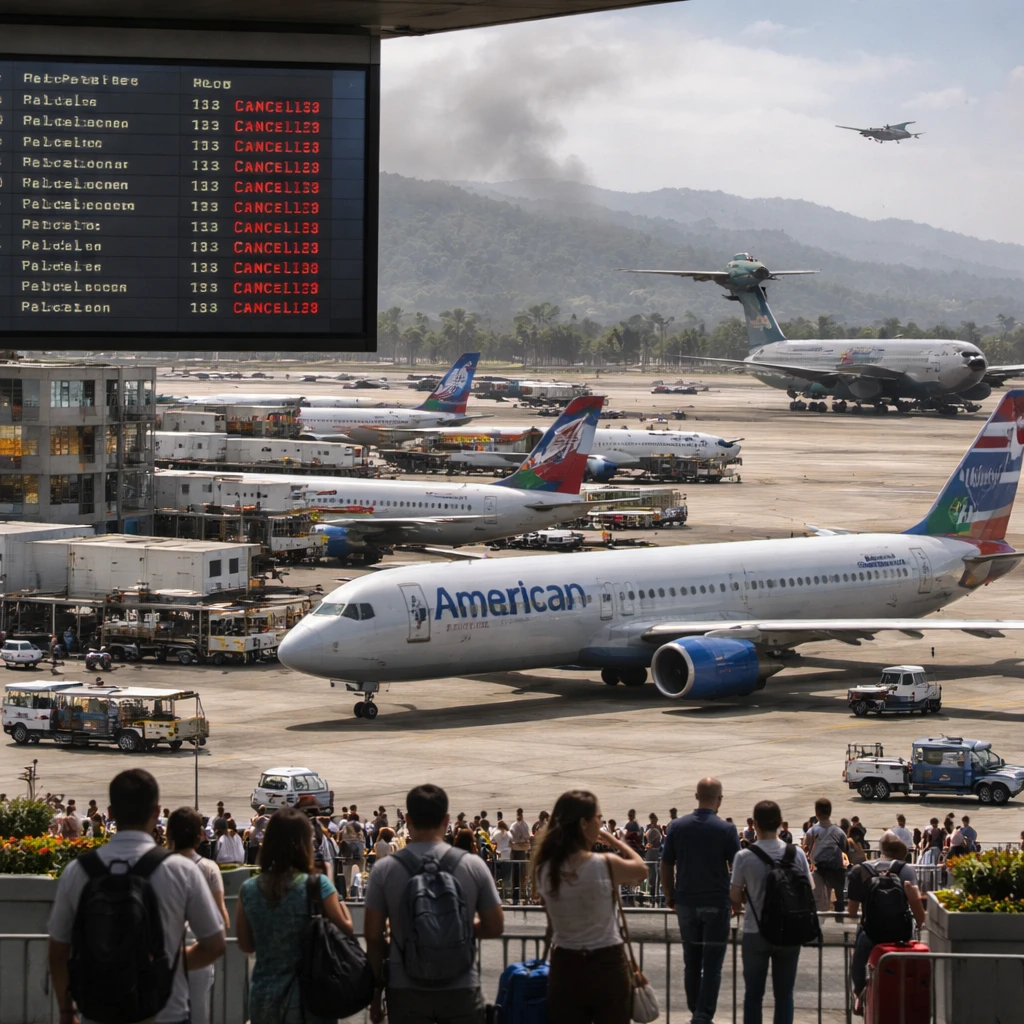 US Military Action in Venezuela Causes Significant Caribbean Flight Disruptions