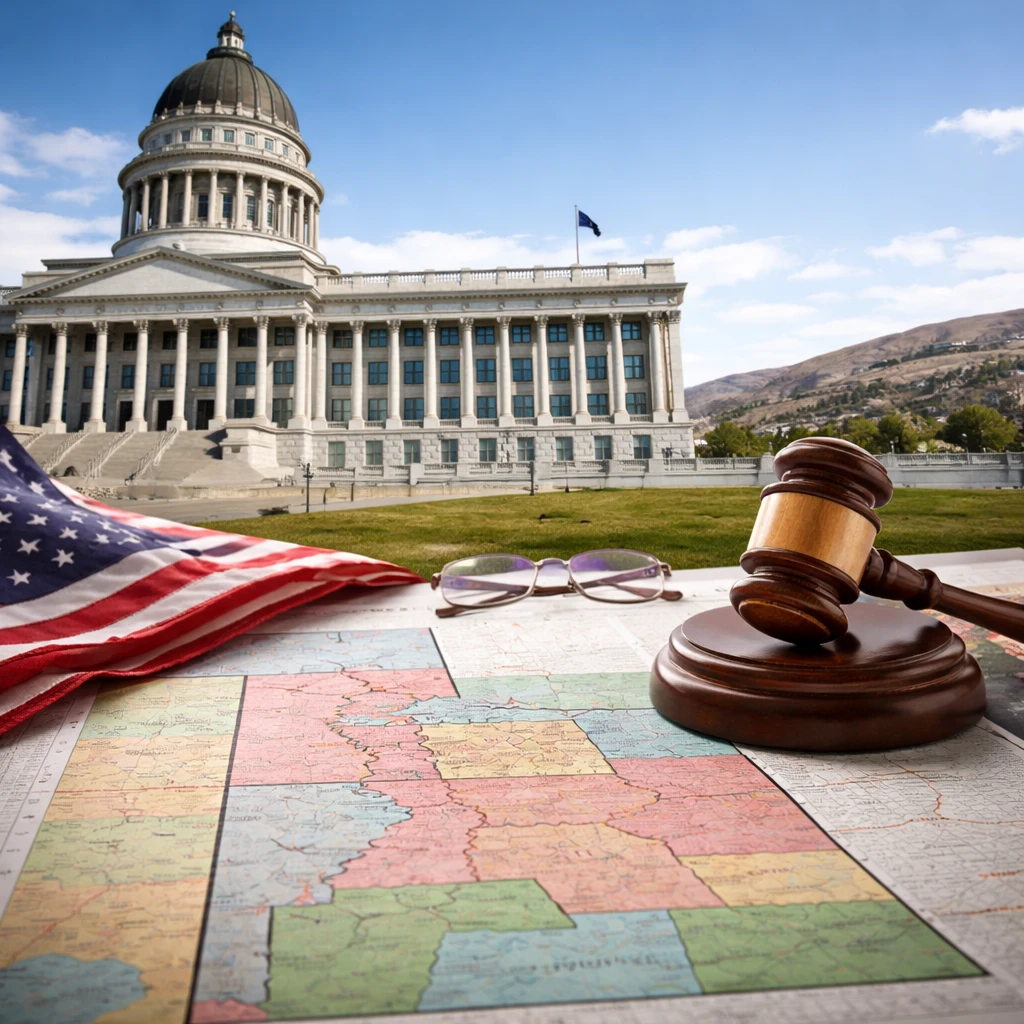 Utah Republicans Seek Court Order to Halt New Congressional Districts Ahead of Elections