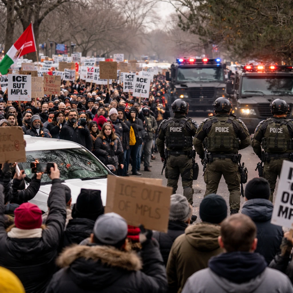 Heightened Tensions in Minneapolis Amidst Major Federal Immigration Arrests