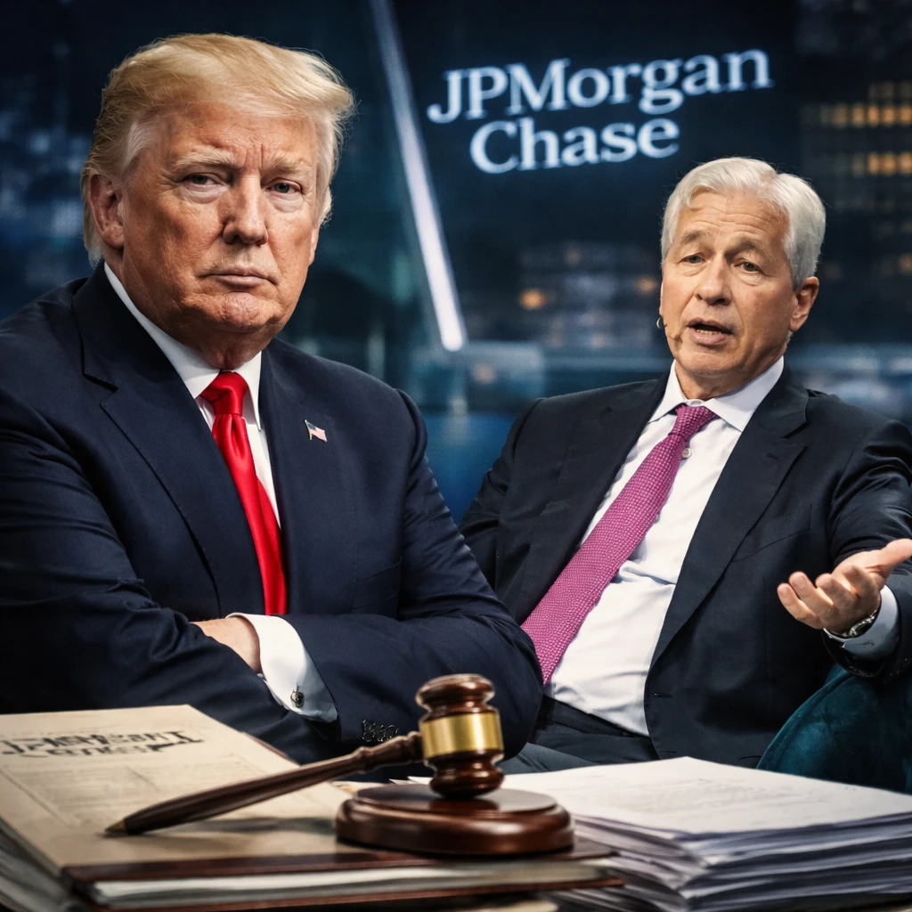 Donald Trump Files $5 Billion Lawsuit Against JPMorgan Chase Over Account Closures Citing Political Bias