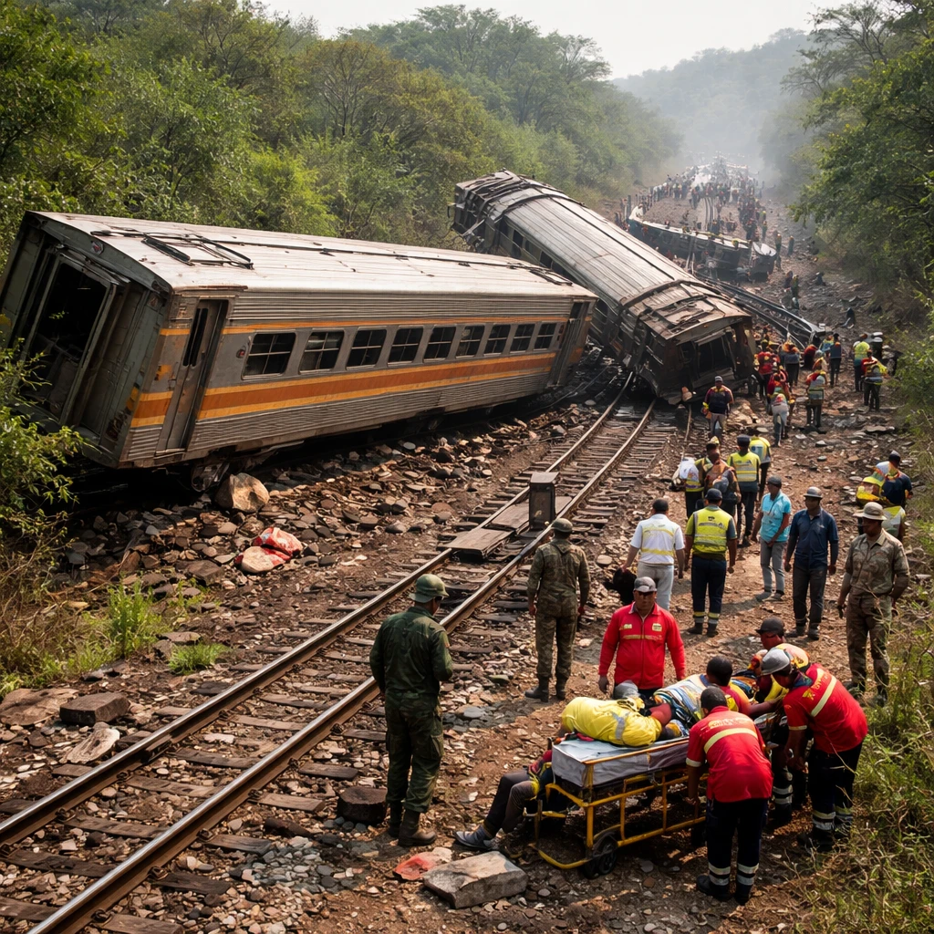 Fatal Derailment on Mexico's Interoceanic Railway Claims 13 Lives and Injures Nearly 100