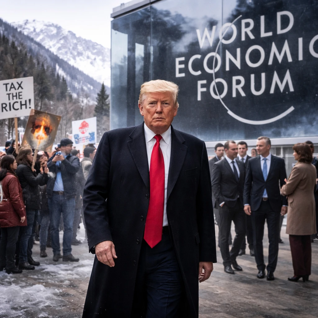 Davos Summit Highlights Widening Inequality and Global Tensions Ahead of Trump’s Visit