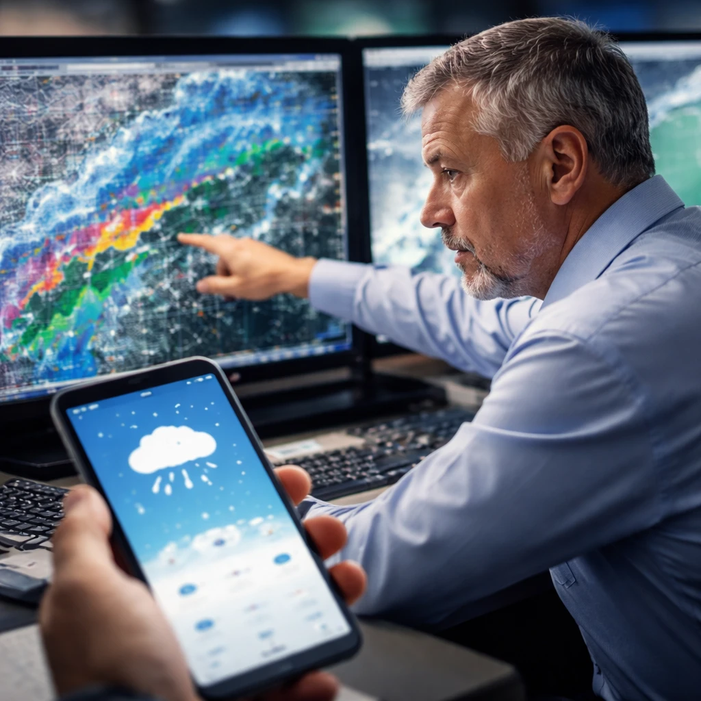 Human Expertise Outperforms Weather Apps in Complex Winter Storm Forecasting
