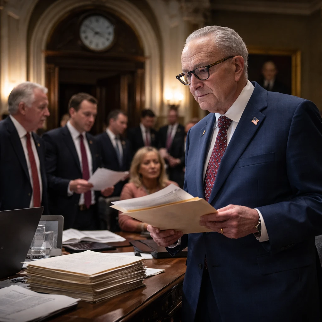 Senate Works Against Clock to Prevent Government Shutdown Amid Immigration Dispute