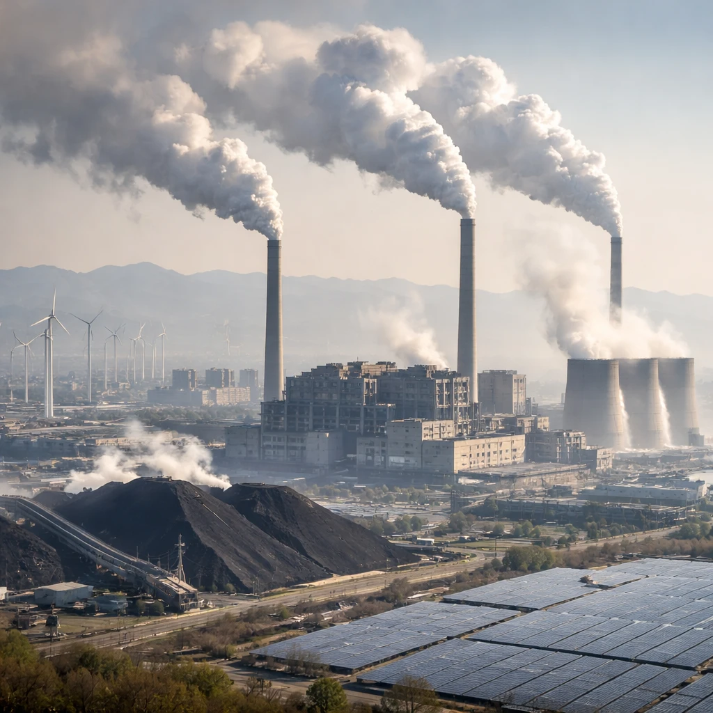 China's 2025 Coal Power Plant Surge Challenges Energy Transition Progress