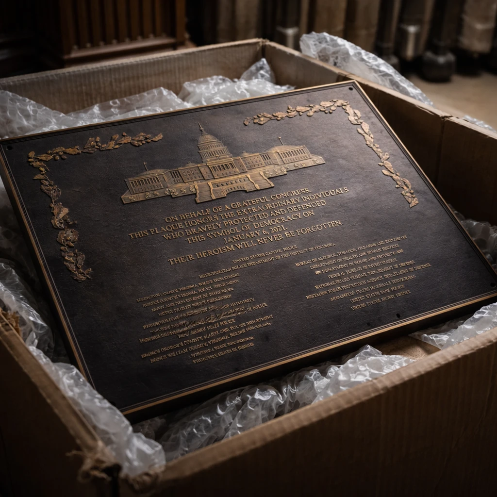 Jan. 6 Commemorative Plaque Remains Unseen at Capitol as Fifth Anniversary Nears