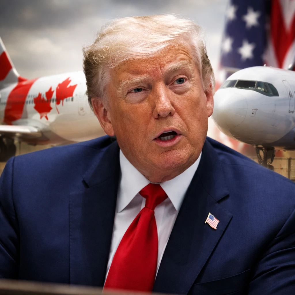 US-Canada Aviation Trade Tensions Escalate with Threatened Tariffs