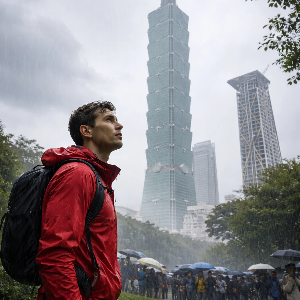 Weather Conditions Postpone Alex Honnold's Taipei 101 Free Solo Climb