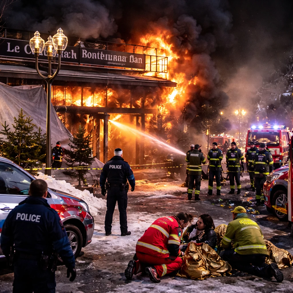Deadly Fire at Le Constellation Bar Claims Nearly 40 Lives in Swiss Alps Resort
