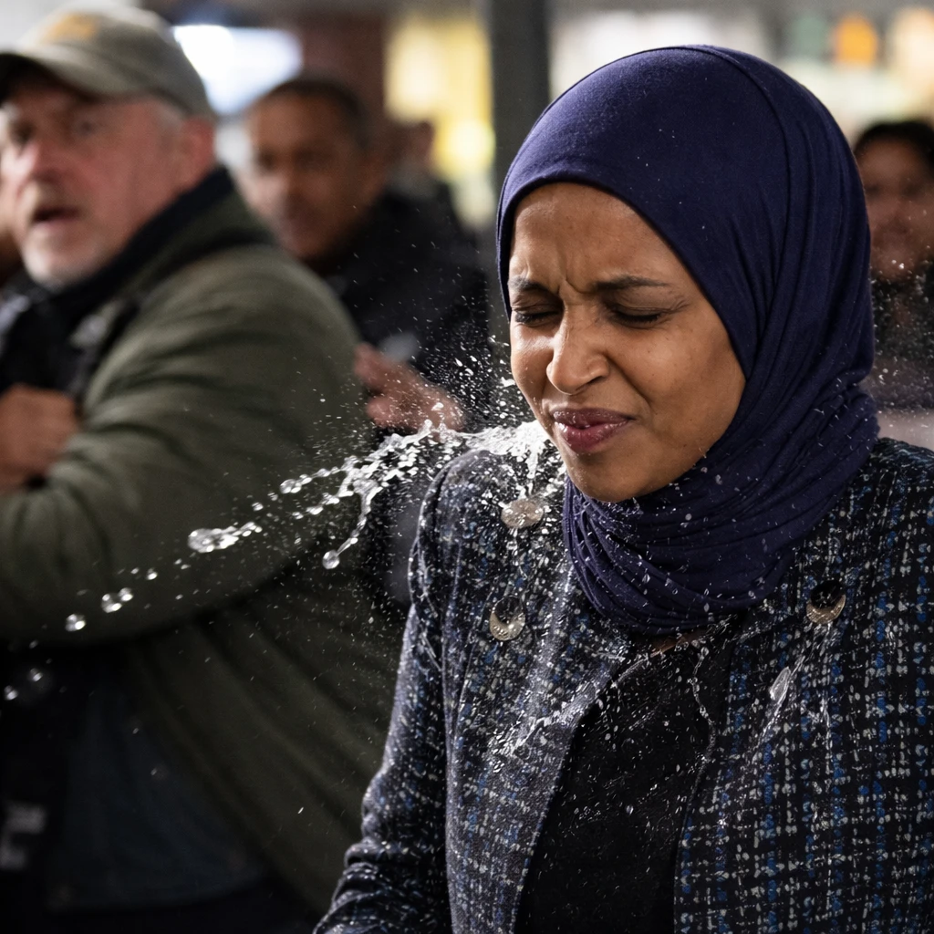 Man Charged After Apple Cider Vinegar Incident Involving Representative Ilhan Omar in Minneapolis
