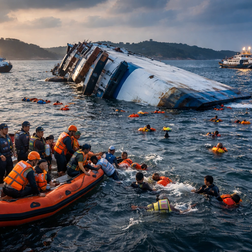 Ferry Capsizing Near Basilan Claims 18 Lives, Dozens Rescued in Philippines