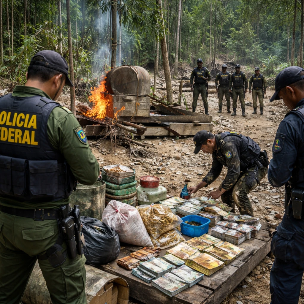 Interpol-Supported Initiative Leads to Major Arrests Over Illegal Gold Mining in the Amazon