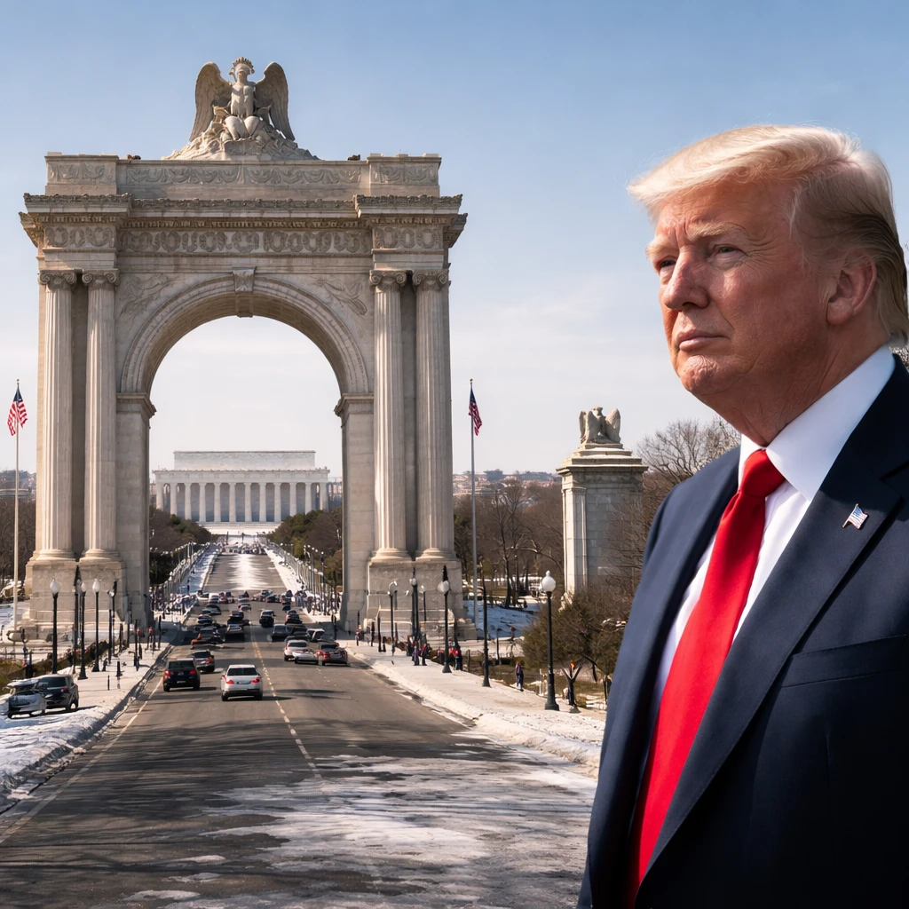 Trump Proposes Monumental Arch in Washington, D.C., Revisiting a Questioned Historical Claim