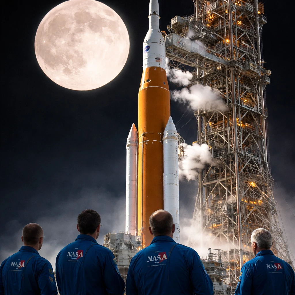 NASA Eyes March for Moon Rocket Launch After Fuel Leak Issues