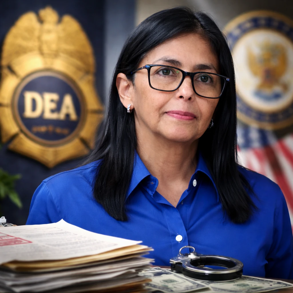 Documentos revelan que Delcy Rodríguez figura desde hace años en investigaciones de la DEA