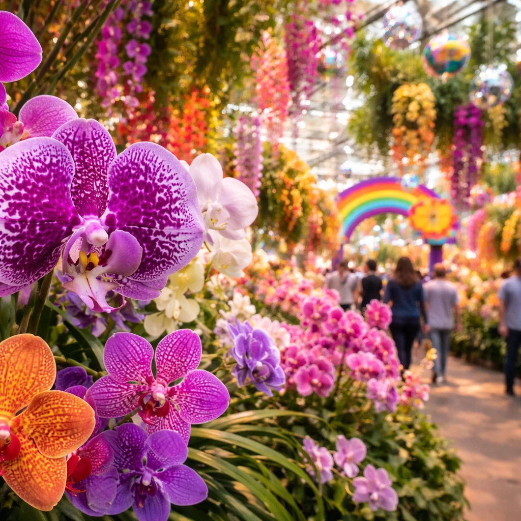 Chicago Botanic Garden's Orchid Exhibition Brightens Winter Days
