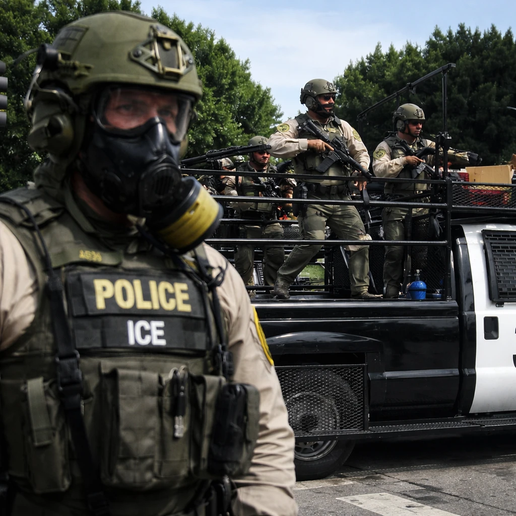 Federal Judge Halts California’s Mask Ban on Federal Immigration Agents