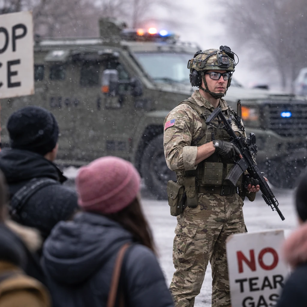 Federal Agents Barred from Detaining or Using Tear Gas on Peaceful Protesters During Minneapolis Immigration Enforcement