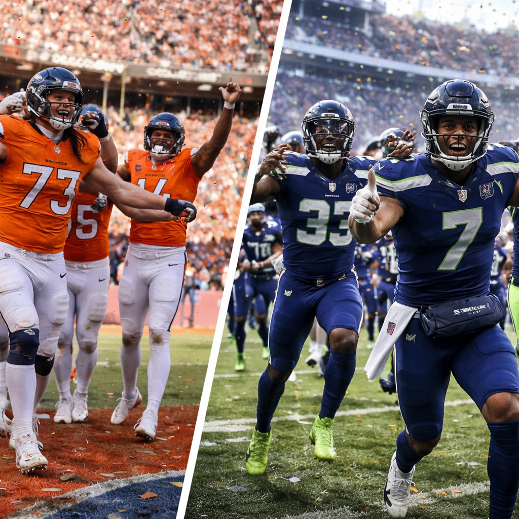 Denver and Seattle Advance to Conference Championships Amid Key Injuries and Tactical Wins