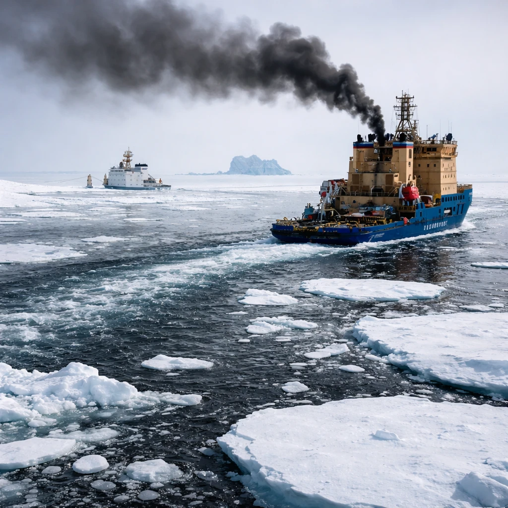 Increasing Arctic Ship Traffic Fuels Climate Risks Through Black Carbon Emissions