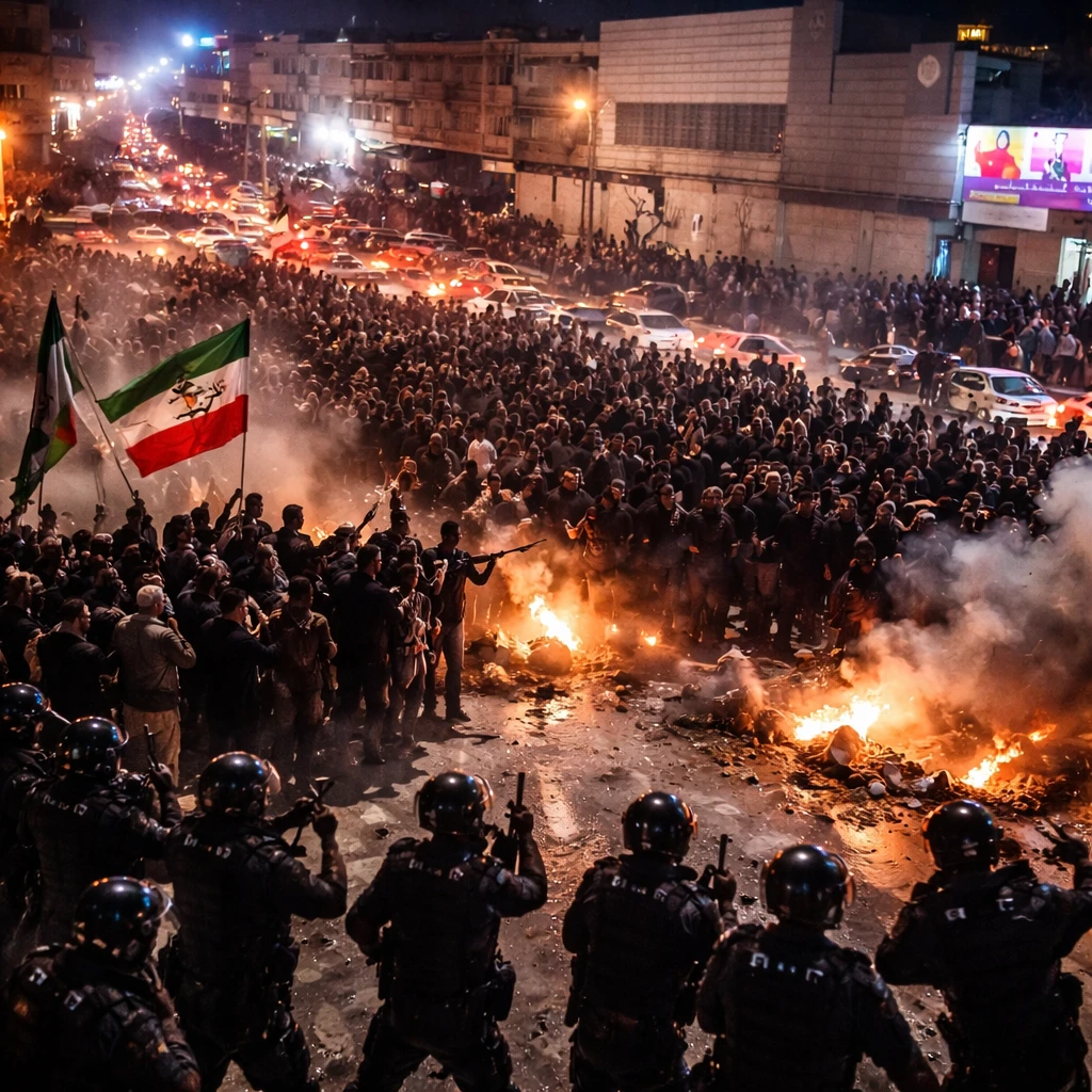 Escalada de protestas en Irán frente a amenaza gubernamental de represión severa