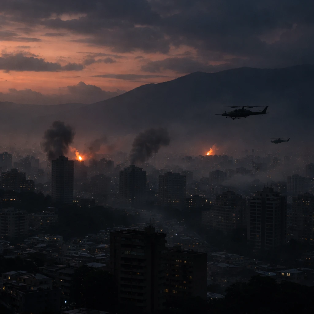 Caracas Experiences Early Morning Explosions Amid US-Venezuela Tensions