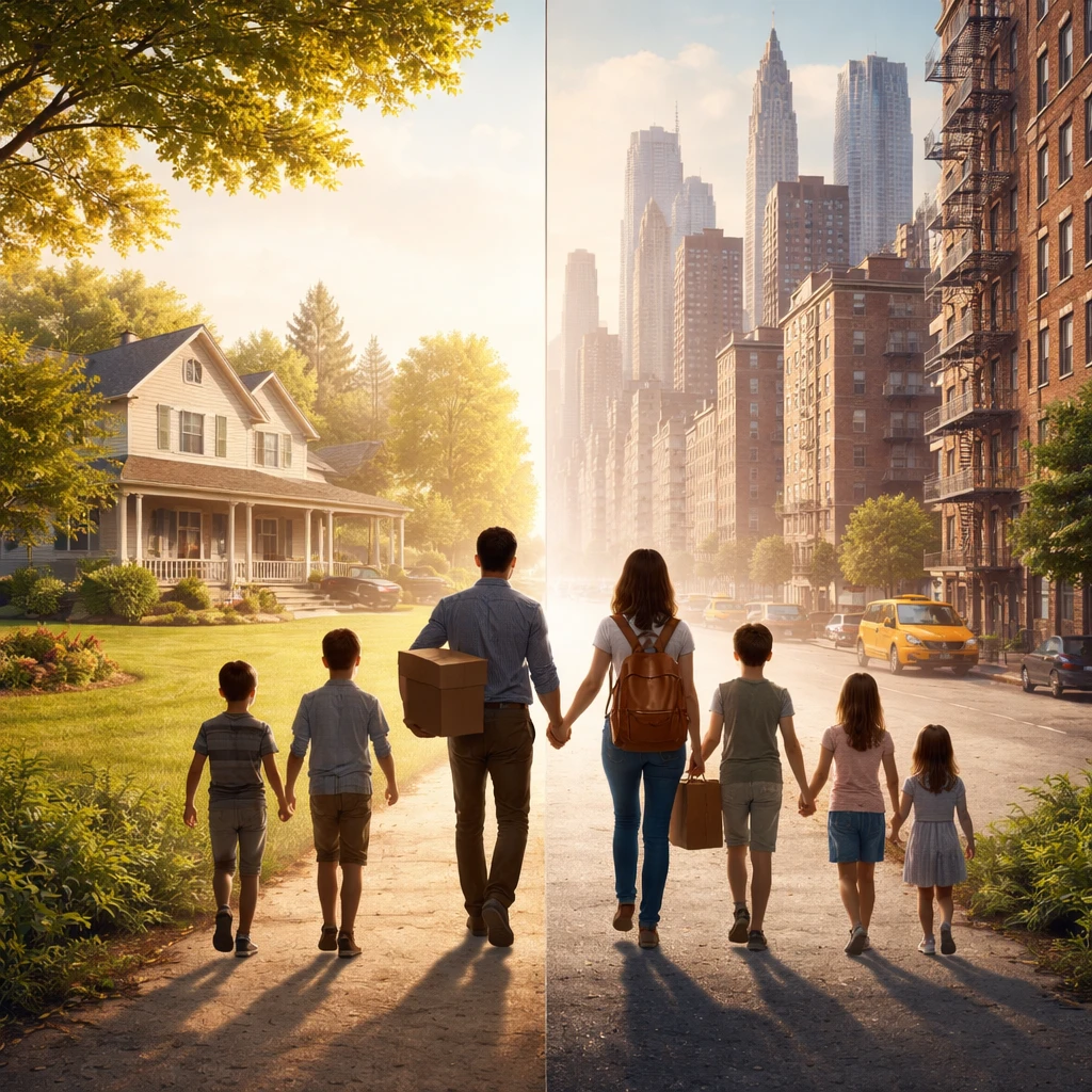 From Spacious Suburbia to Compact City Living: One Family’s Transition to New York
