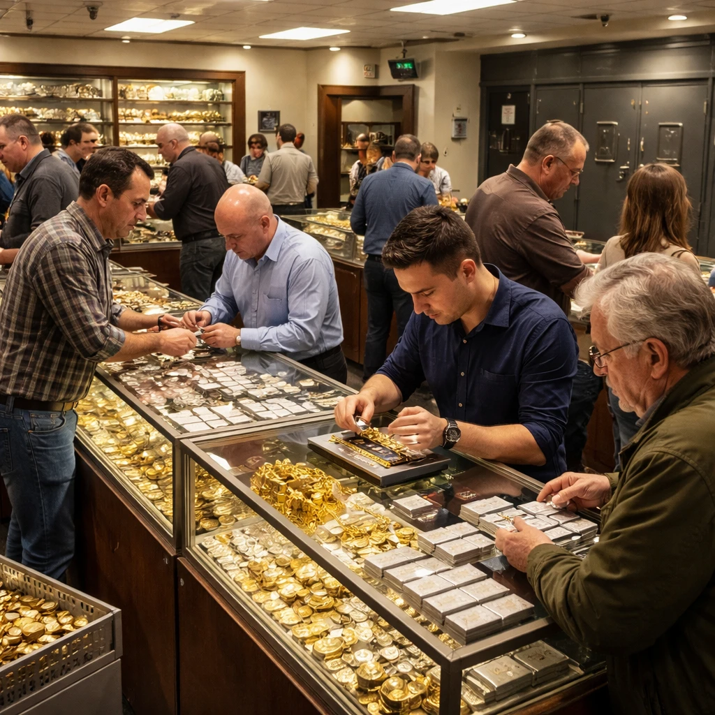 Surge in Gold and Silver Sales Sparks Record-Breaking Demand at U.S. Coin Shops