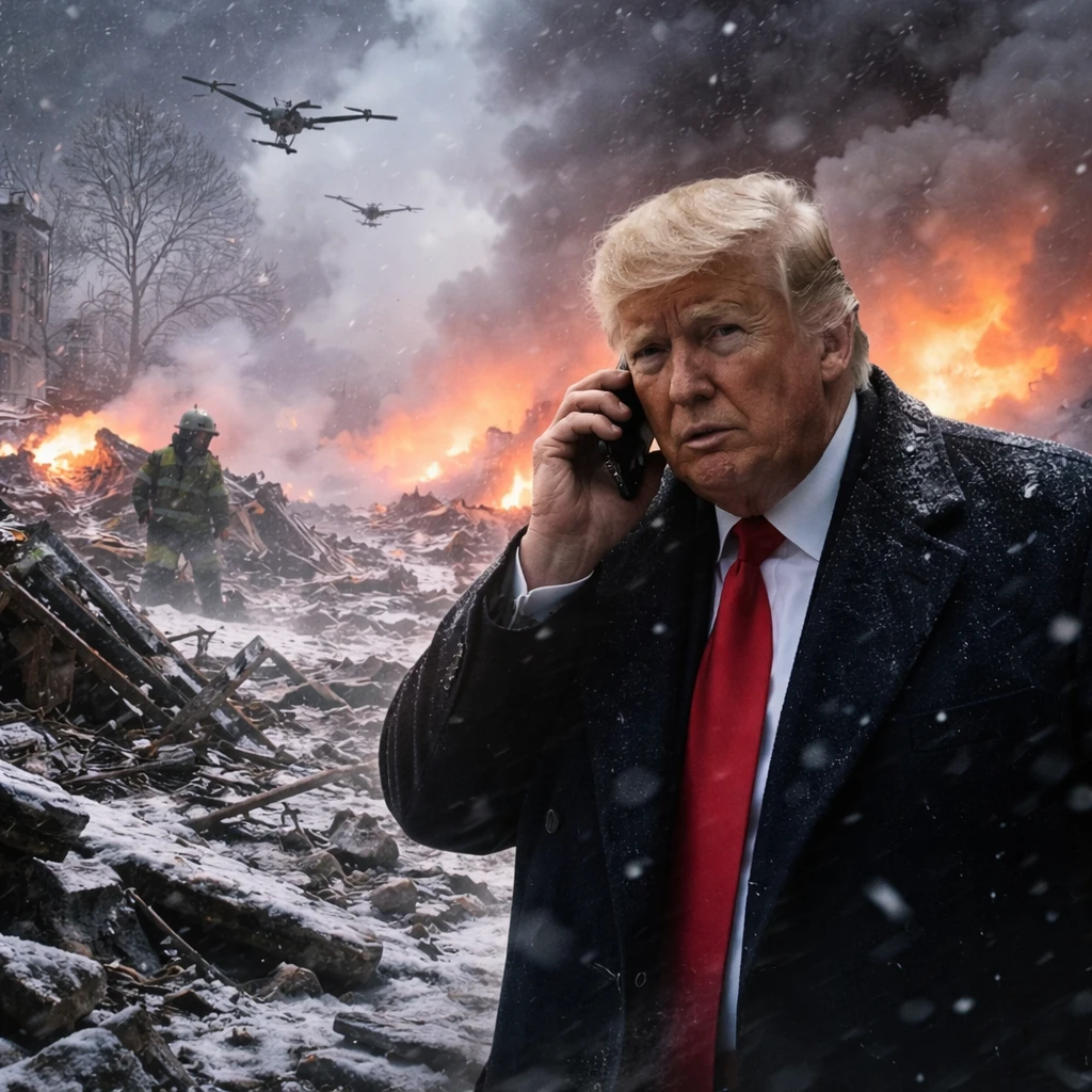 Trump Claims Temporary Ceasefire Agreement with Putin Amid Harsh Winter in Kyiv