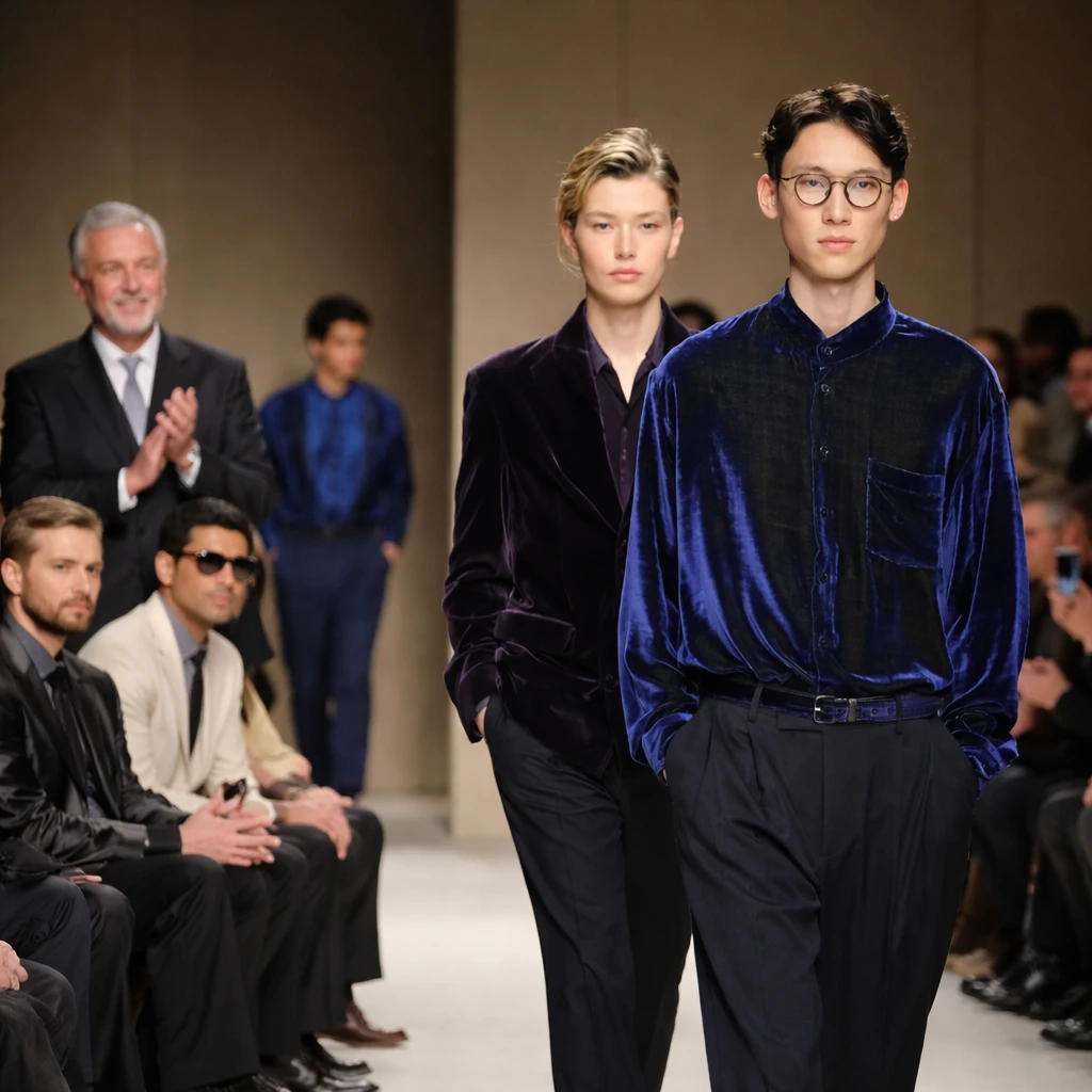 Giorgio Armani Unveils New Menswear Vision in Milan Following Designer's Passing