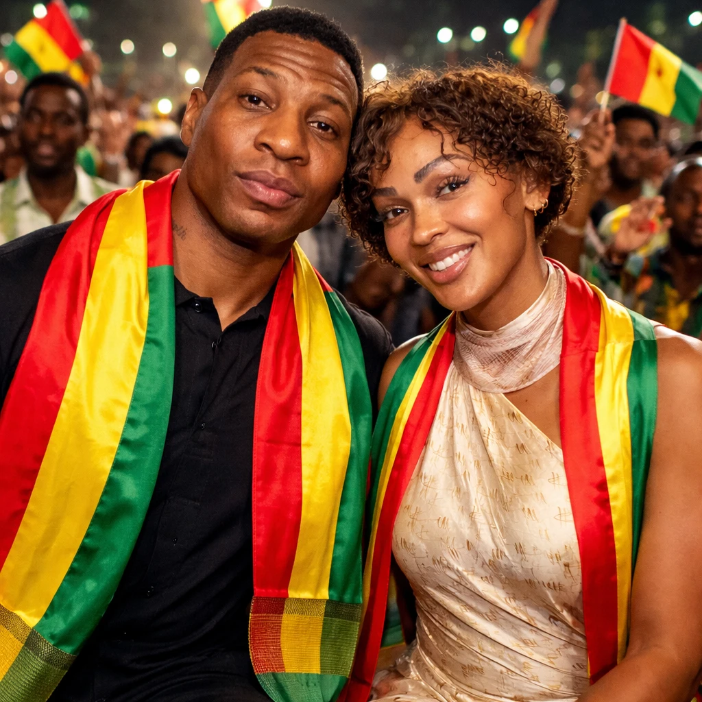 Hollywood Actors Meagan Good and Jonathan Majors Granted Guinean Citizenship