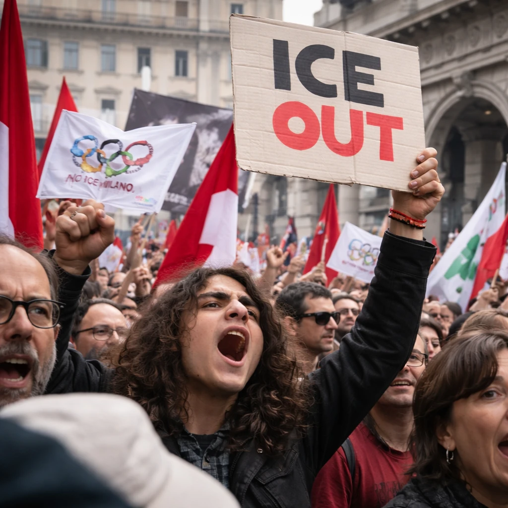 Opposition Surges in Milan Against U.S. ICE Agents' Presence at Winter Olympics